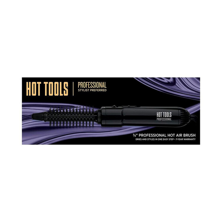 HOT TOOLS Brosse de Coiffage à Air Chaud Professionnel - Volume et Mise en Forme