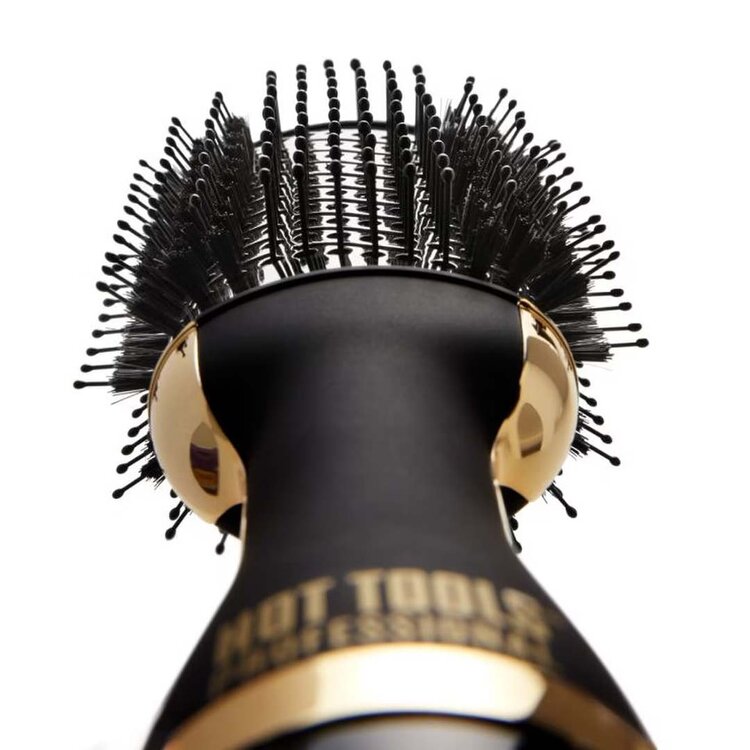 HOT TOOLS 24K Gold | Brosse-Séchoir Volumatrice Amovible - Volume et Brillance en un Seul Outil