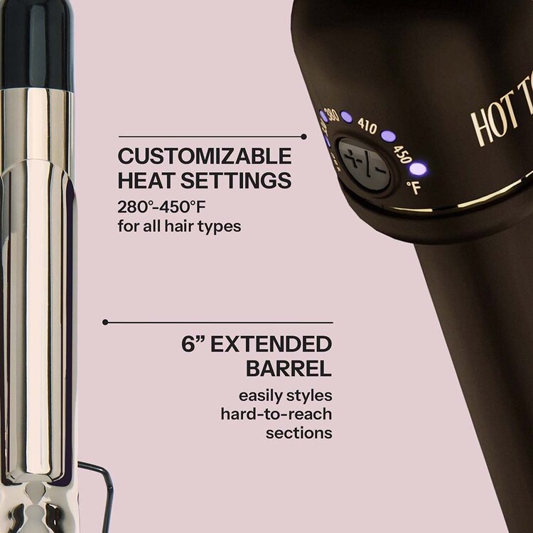HOT TOOLS Fer à Friser à Barillet Allongé - Boucles Uniformes et Longue Tenue