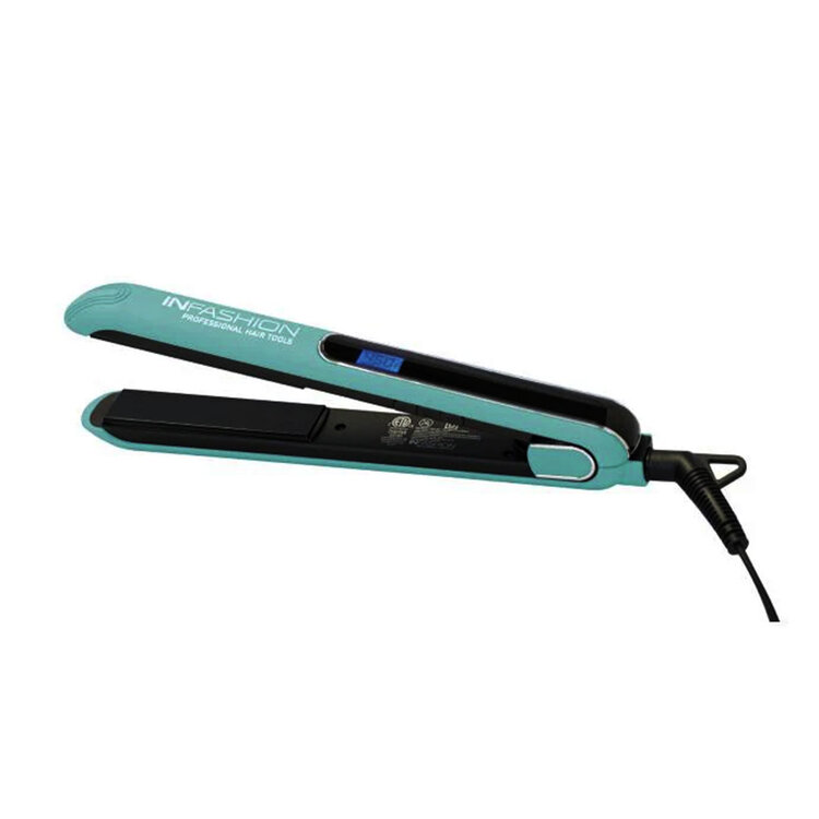 INFASHION  Professional 1'' Flat Iron - Smooth and Shiny Finish