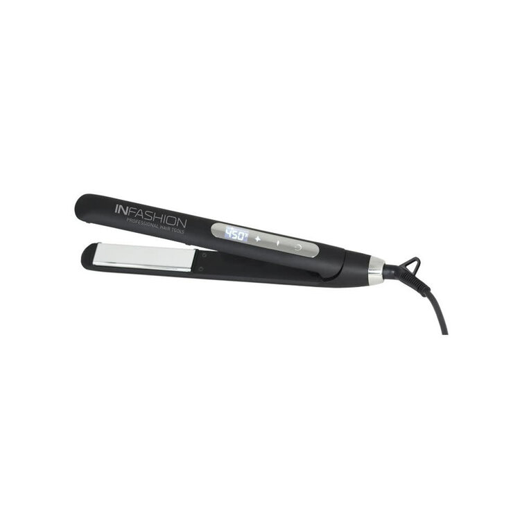 INFASHION Pro | Fer Plat Titanium Touch Professionnel 1'' - Lissage Précis et Fini Brillant