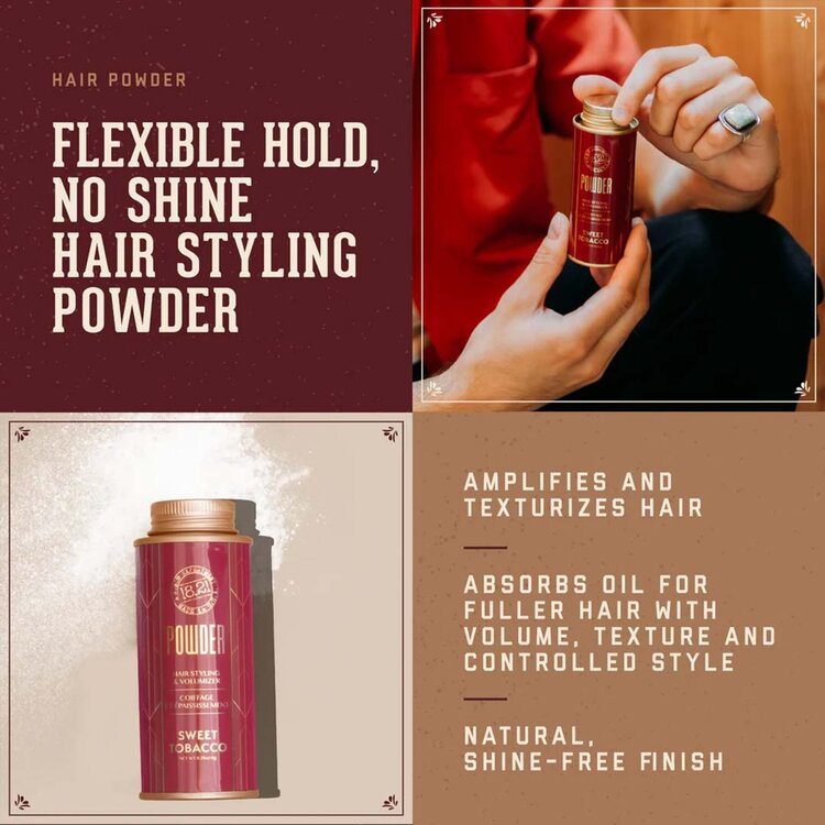 18.21 MAN MADE Sweet Tobacco | Poudre Stylisante Épaississante (8g/0.28oz) — Volume texturisé et fini mat longue tenue