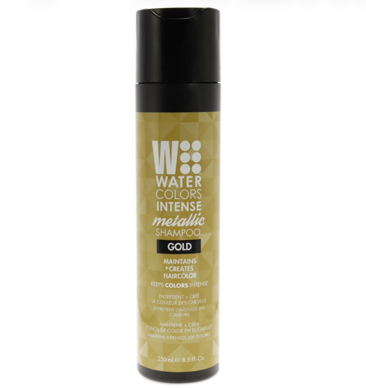 WATERCOLORS INTENSE | METALLIC Shampoo 250ml (8.5 oz) - Gold