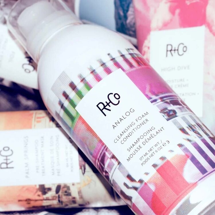 R+Co Analog | Cleansing Foam Conditioner (177ml/5.75oz) — Lightweight Cleansing and Detangling Softness