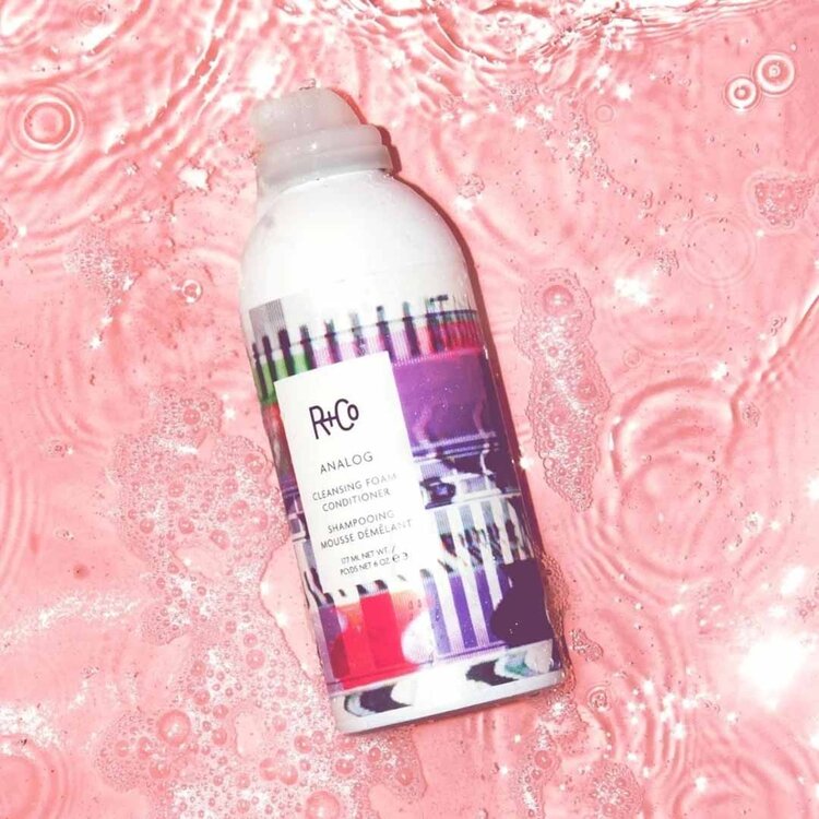 R+Co Analog | Cleansing Foam Conditioner (177ml/5.75oz) — Lightweight Cleansing and Detangling Softness