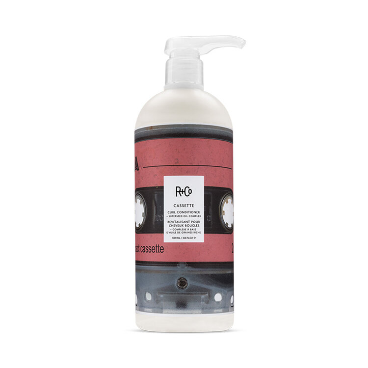 R+Co Cassette | Revitalisant pour Cheveux Bouclés + Complexe à Base d'Huile de Graine Riche — Hydratation souple et définition naturelle des boucles