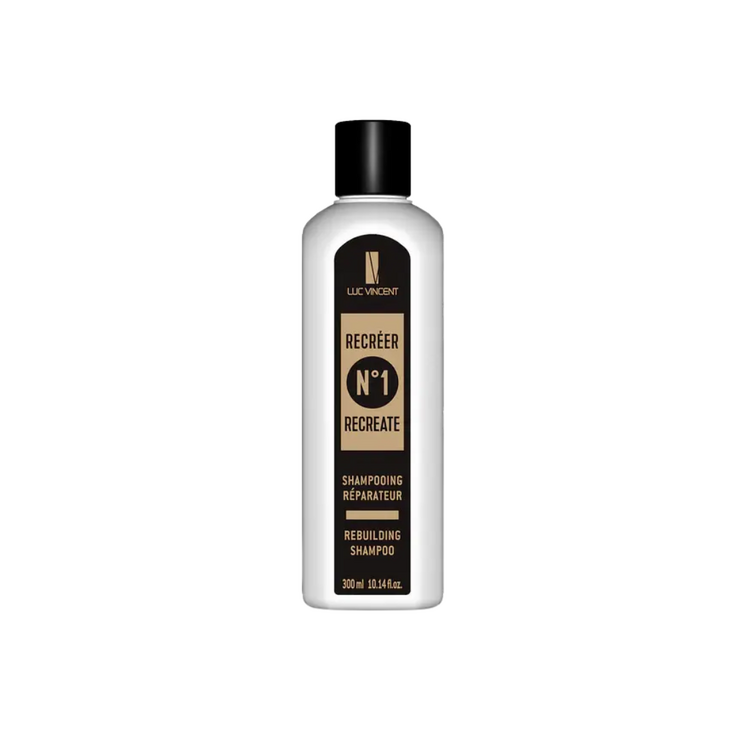 LUC VINCENT Recréer N°1 | Shampooing Réparateur - Nettoie, Répare et Renforce les Cheveux