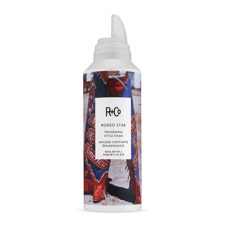 R+Co Rodeo Star | Mousse Coiffante Épaississante (150ml/5oz) - Volume Dense Et Texture Souple