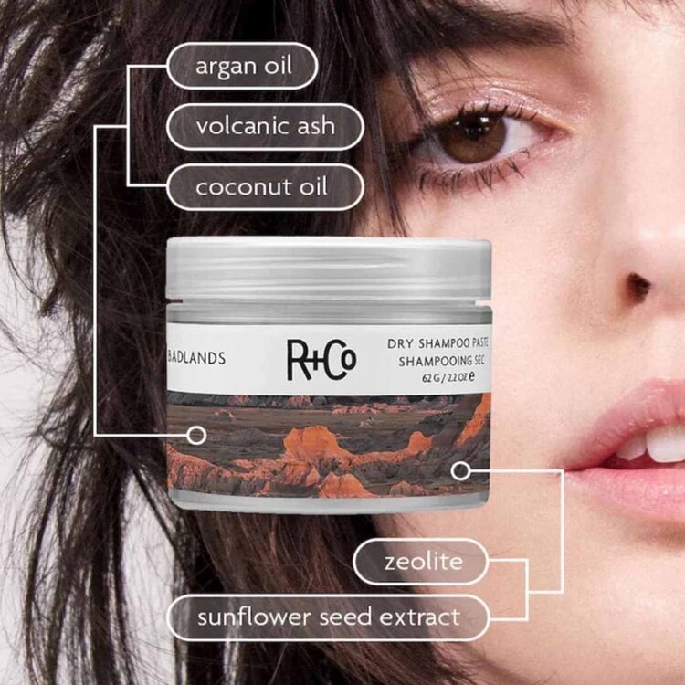 R+Co ***Badlands | Dry Shampoo Paste (62g/2.2oz) - Matte Texture And Flexible Volume