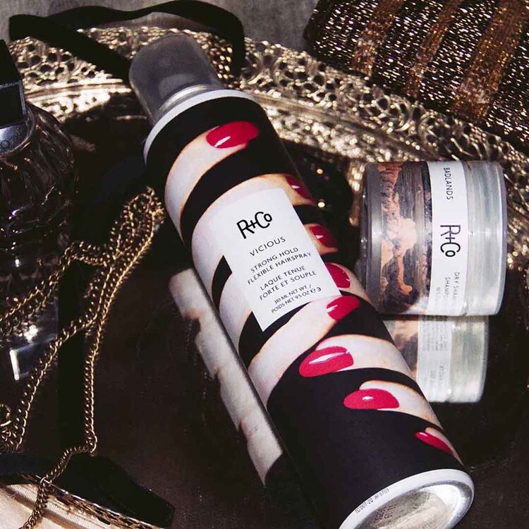 R+Co Vicious | Strong Hold Flexible Hairspray (310ml/9oz) - Durable Control And Natural Finish