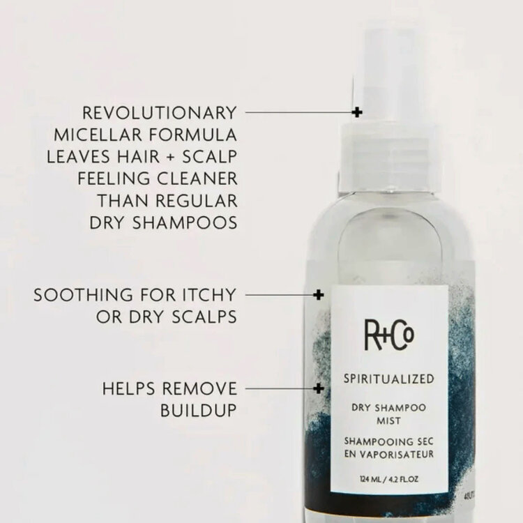 R+Co Spiritualized | Dry Shampoo Mist (119ml/4.2oz) - Refreshes Hair Without Residue