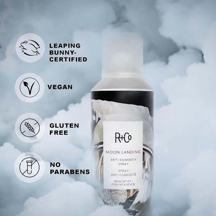 R+Co Moon Landing | Spray Anti-Humidité  (176ml/5oz) - Contrôle des Frisottis et Finition Lisse