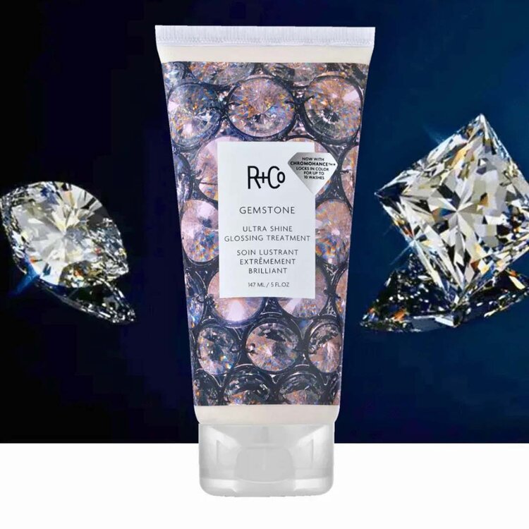 R+Co Gemstone | Soin Lustrant Extrêmement Brillant (147ml/5oz) - Brillance Intense et Protection de la Couleur