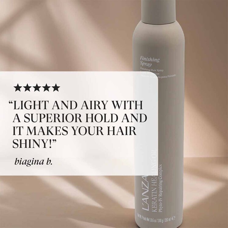 L'ANZA Keratin Healing Oil Phyto-IV Repairing Complex | Finishing Spray - Flexible Hold and Shine