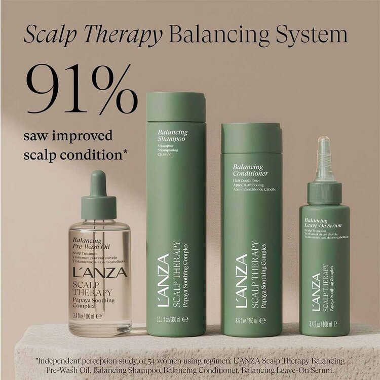 L'ANZA Scalp Therapy | Huile Pré-Lavage - Complexe Apaisant Papaye Équilibrant (100ml/3.4oz)