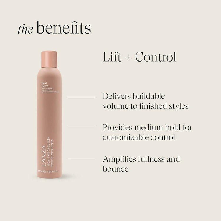 L'ANZA Healing Volume | Laque de Finition - Final Effects Fixation Flexible Volume Durable (350ml/10.6oz)