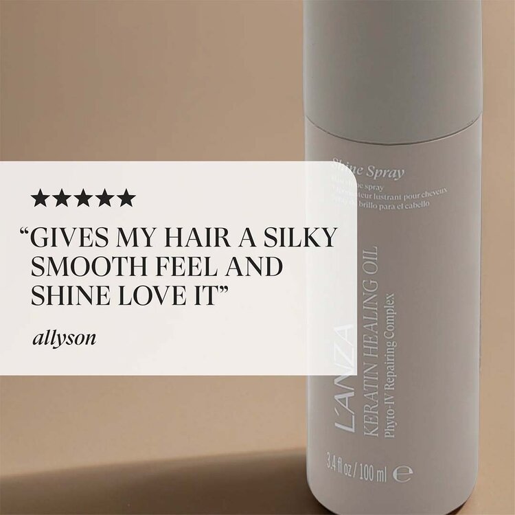 L'ANZA Keratin Healing Oil | Shine Spray - Vaporisateur Brillance Anti-Frisottis (100ml/3.4oz)