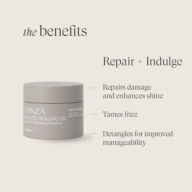 L'ANZA Keratin Healing Oil | Masque - Soin Réparateur Hydratant Intensif (210ml/7.1oz)