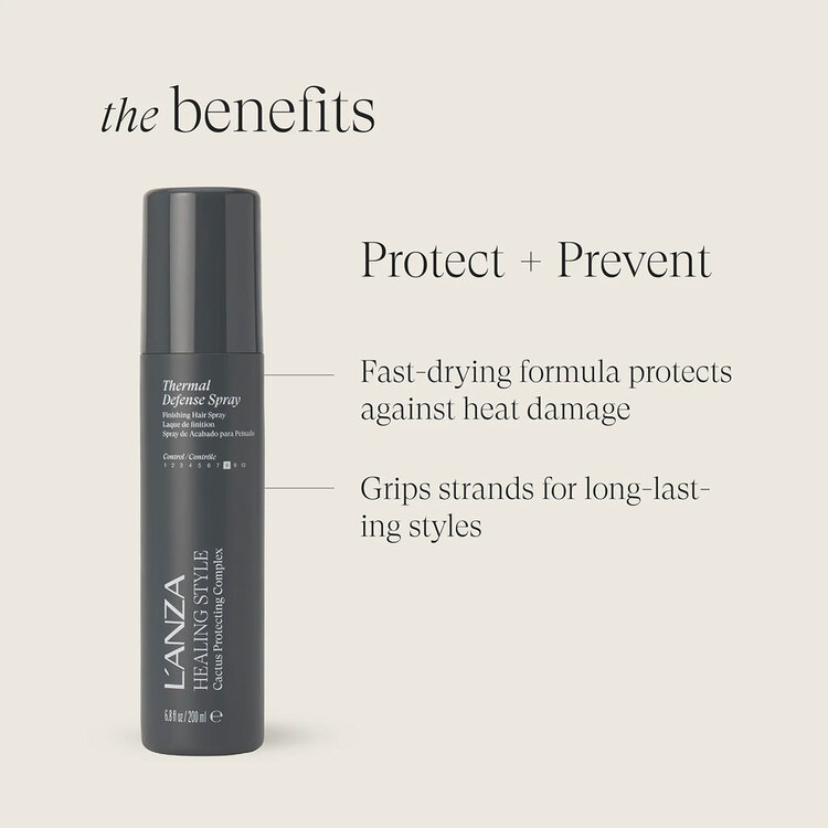 L'ANZA Healing Style | Thermal Defense Spray (200ml/6.8oz) — Heat Shield & Flexible Finish