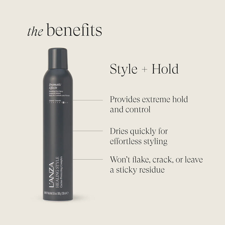L'ANZA Healing Style | Dramatic Effects | Finishing Hairspray (350ml/10.6oz) — Firm, Fast-Dry Finish