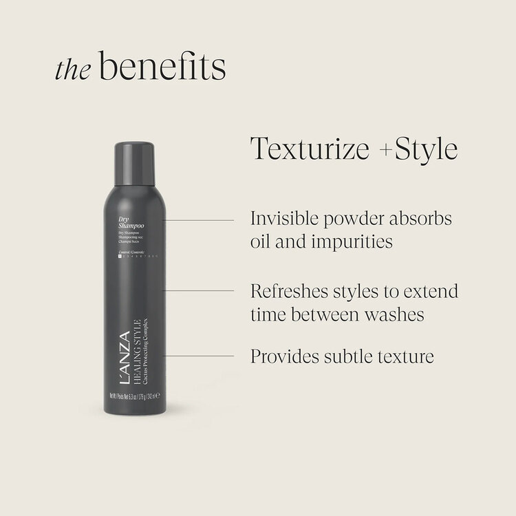 L'ANZA Healing Style | Dry Shampoo - Refreshing Volume And Texture Spray (242ml/179g/6.3oz)