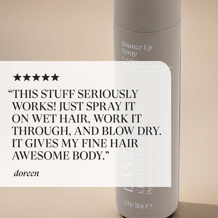 L'ANZA Keratin Healing Oil | Bounce Up - Volumizing Blow Dry Spray (180ml/6.1oz)