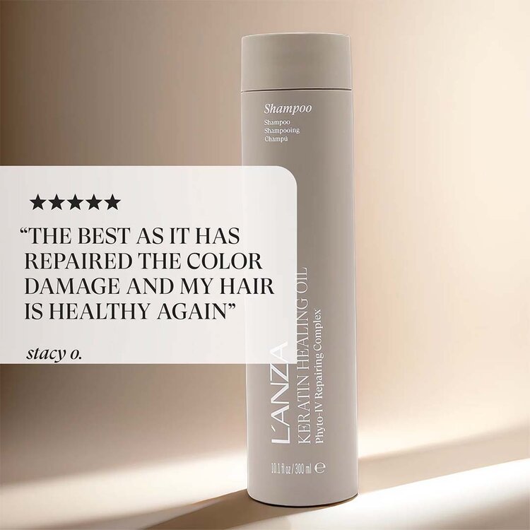 L'ANZA Keratin Healing Oil | Shampooing - Nettoyant Réparateur Hydratant
