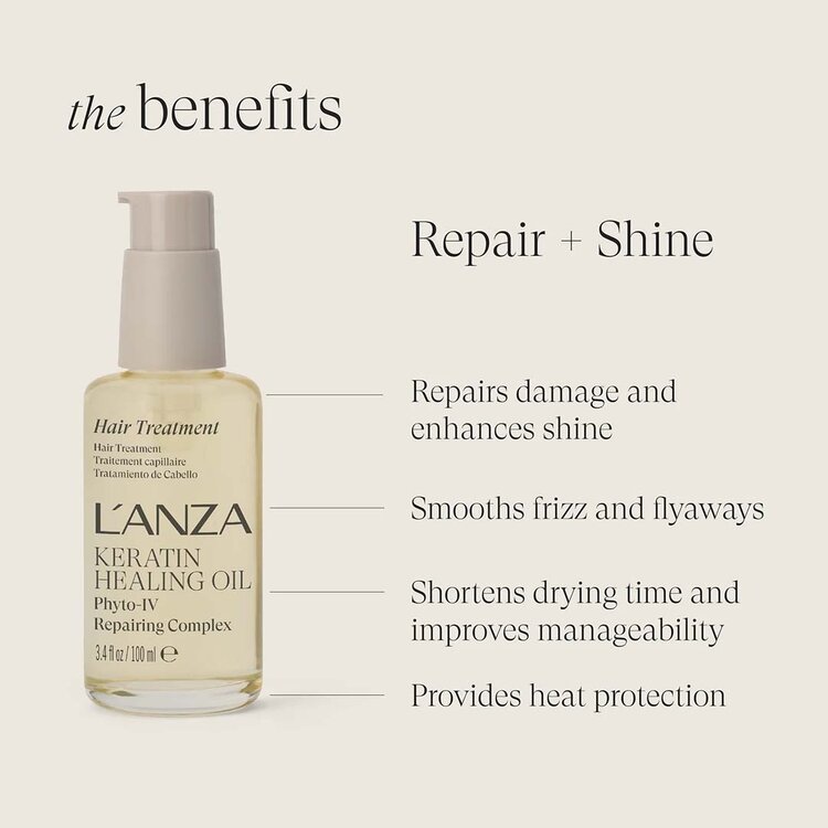 L'ANZA Keratin Healing Oil | Hair Treatment - Repairing Moisture Treatment