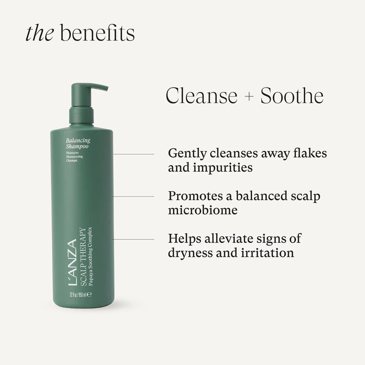 L'ANZA Scalp Therapy Balancing | Shampoo - Purifying Scalp Balance Cleanser