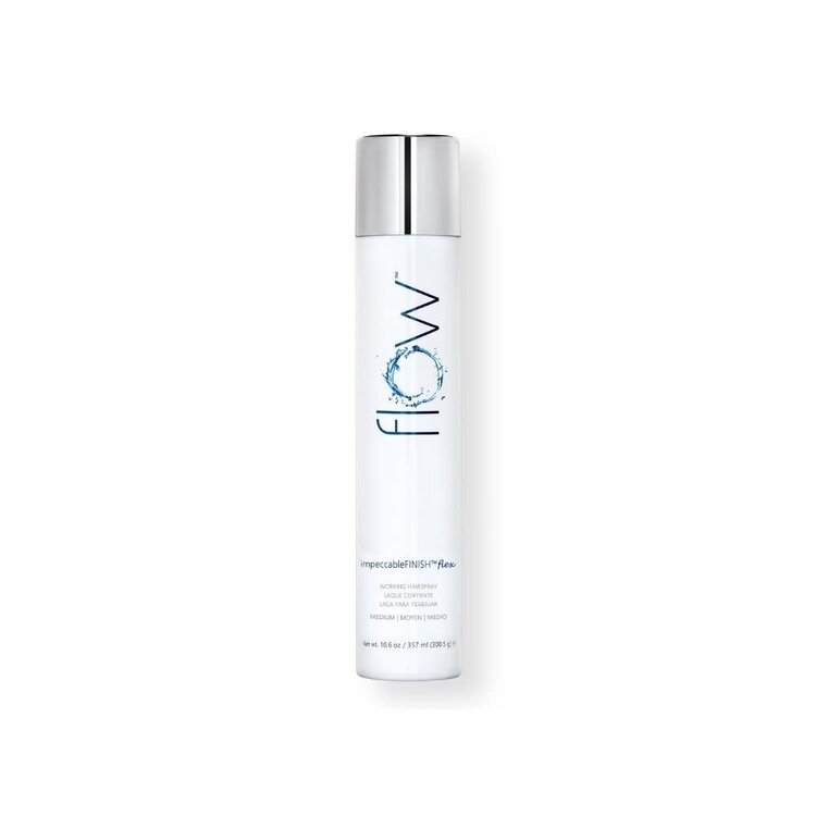 FLOW - IMPECCABLE FINISH . Flex | Laque Coiffante Tenue Moyenne / Working Hairspray Medium Hold (357ml/300.5g/10.6oz)