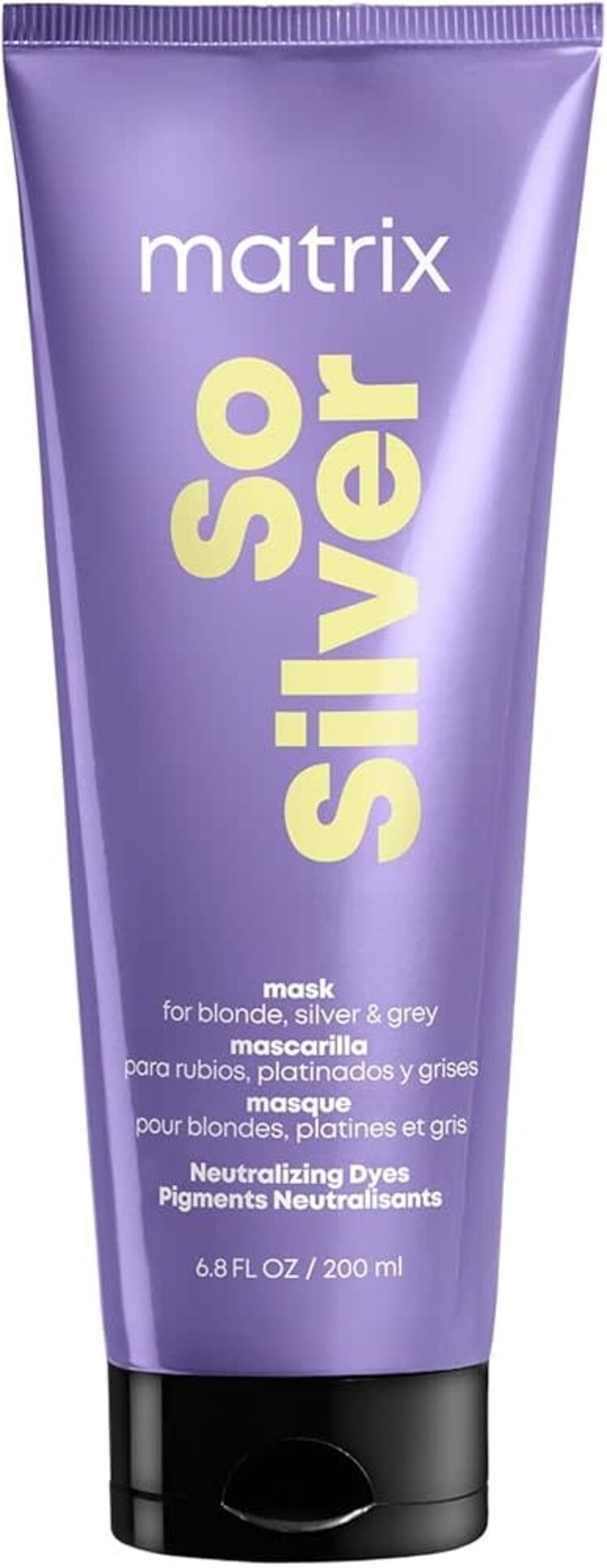 MATRIX So Silver | Neutralizing Mask - Intensive Toning for Blonde and Grey Hair (200ml/6.8oz)