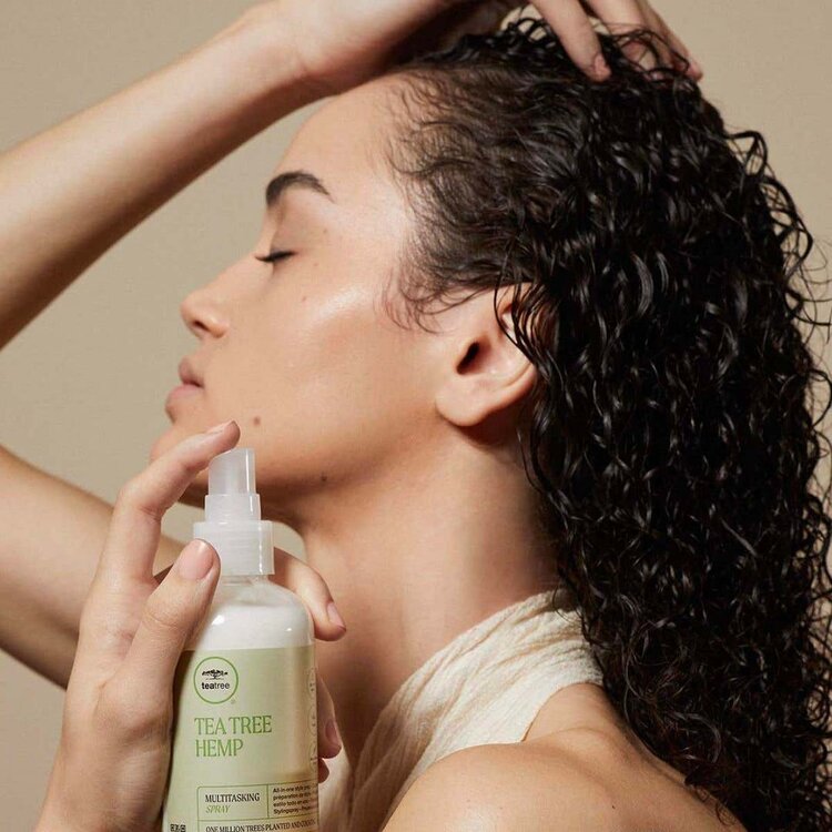 PAUL MITCHELL Tea Tree | Hemp | Multitasking Spray - Hydrating Leave-In And Frizz Control Spray (200ml/6.8oz)