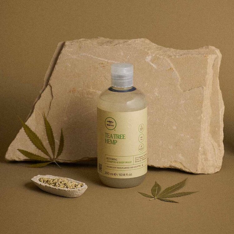 PAUL MITCHELL Tea Tree | Hemp | Restoring 2-in-1 Shampoo & Body Wash - Cleanses And Hydrates Hair And Skin