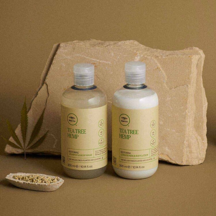 PAUL MITCHELL Tea Tree | Hemp | Restoring 2-in-1 Shampoo & Body Wash - Cleanses And Hydrates Hair And Skin