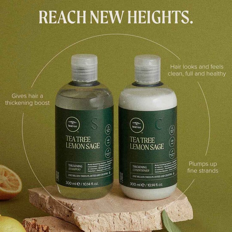 PAUL MITCHELL Tea Tree | Lemon Sage | Thickening Shampoo - Volumizing Shampoo For Fine And Limp Hair