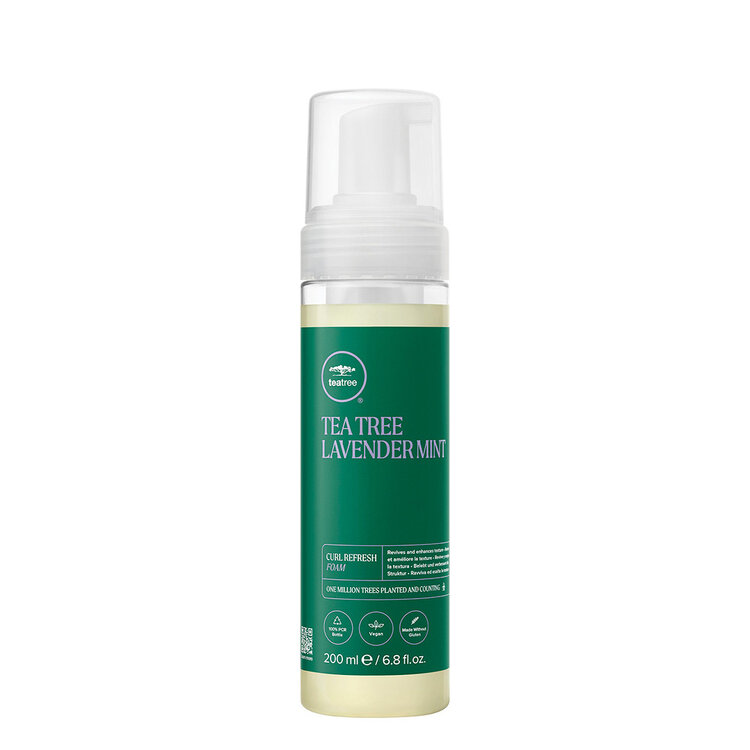 PAUL MITCHELL Tea Tree | Lavender Mint | Curl Refresh Foam - Refreshing Foam For Curls And Waves (200ml/6.8oz)