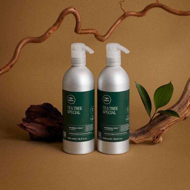 PAUL MITCHELL Tea Tree Special | The Original Tingle — Shampoo Invigorates - Deep-cleansing shampoo that refreshes the scalp with a cooling tingle