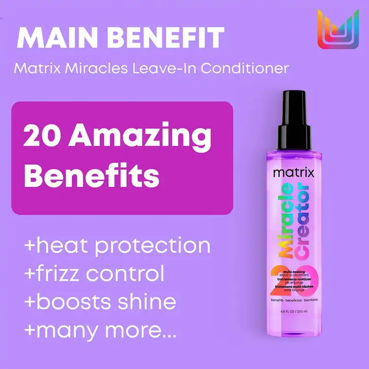 MATRIX Miracle Creator | Traitement Multi-Tâches Sans Rinçage - Soin Polyvalent Pour Tous Types de Cheveux (400ml/13.5oz)