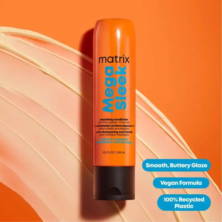 MATRIX Mega Sleek | Conditioner for Smoothness - Frizz Control and Smooth Finish (1000ml/33.8oz)