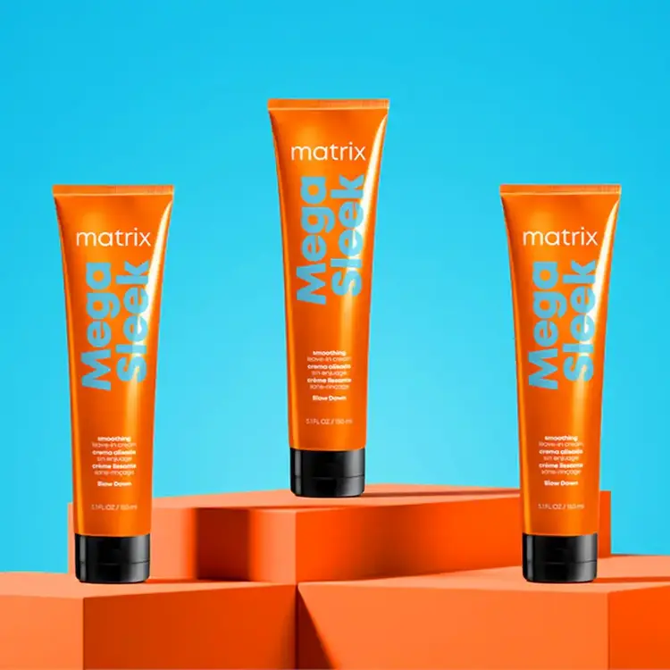 MATRIX Mega Sleek | Crème Lissante Sans Rinçage - Contrôle des Frisottis et Brillance (150ml/5.1oz)