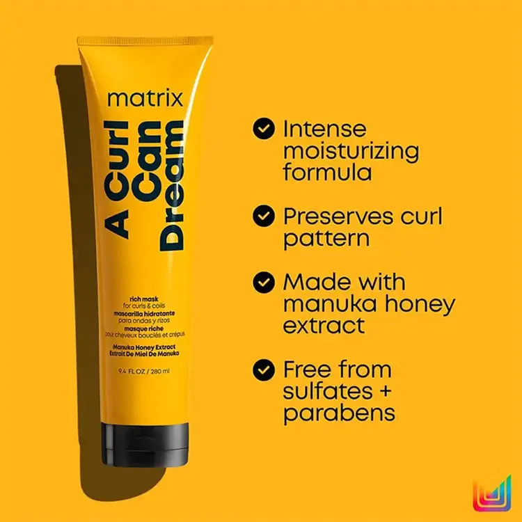 MATRIX A Curl Can Dream | Rich Mask - Intense Hydration and Curl Definition (1000ml/33.8oz)