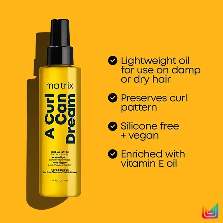 MATRIX A Curl Can Dream | Light-Weight Oil - Hydration and Curl Definition (131ml/4.4oz)