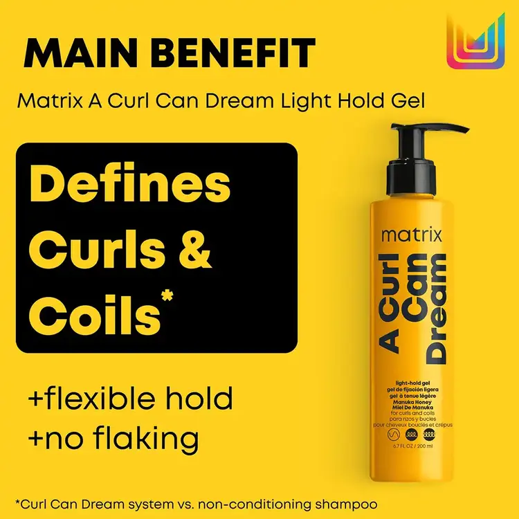 MATRIX A Curl Can Dream | Light Hold Gel - Curl Definition and Flexible Control (200ml/6.7oz)