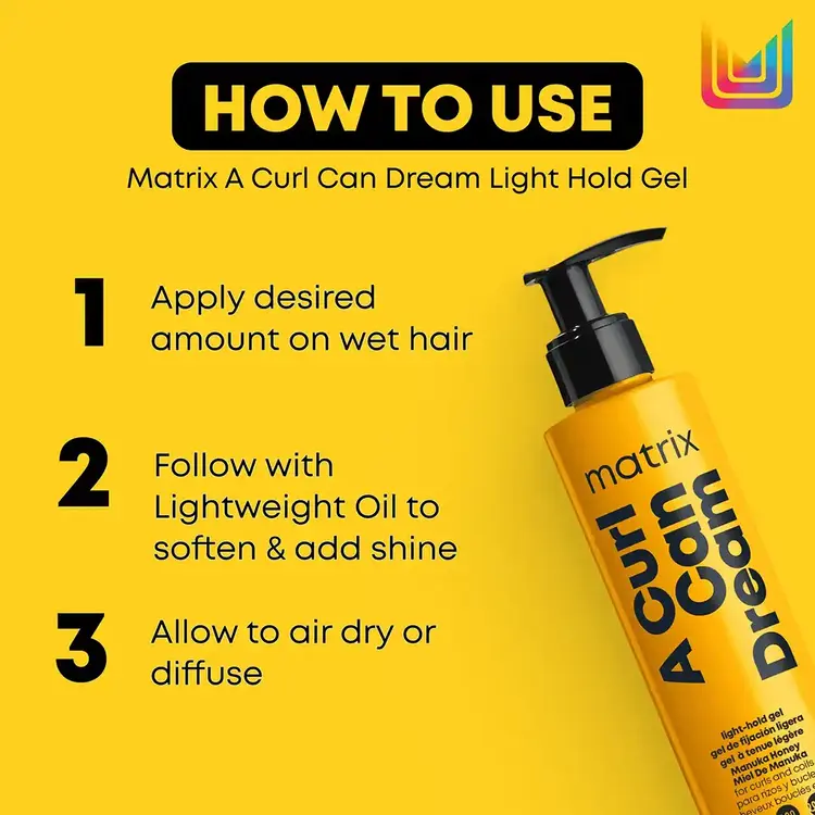 MATRIX A Curl Can Dream | Light Hold Gel - Curl Definition and Flexible Control (200ml/6.7oz)