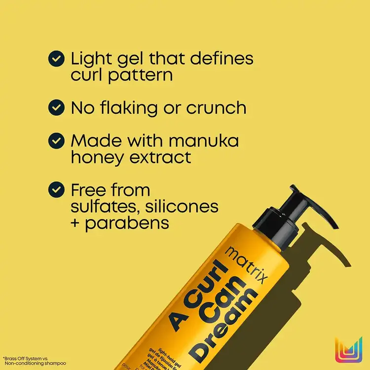 MATRIX A Curl Can Dream | Gel à Tenue Légère - Définition des Boucles et Contrôle Souple (200ml/6.7oz)