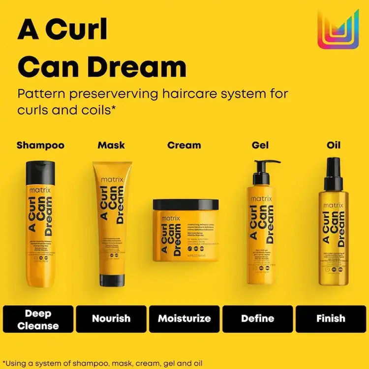 MATRIX A Curl Can Dream | Crème Hydratante - Hydratation et Définition des Boucles (500ml/16.9oz)
