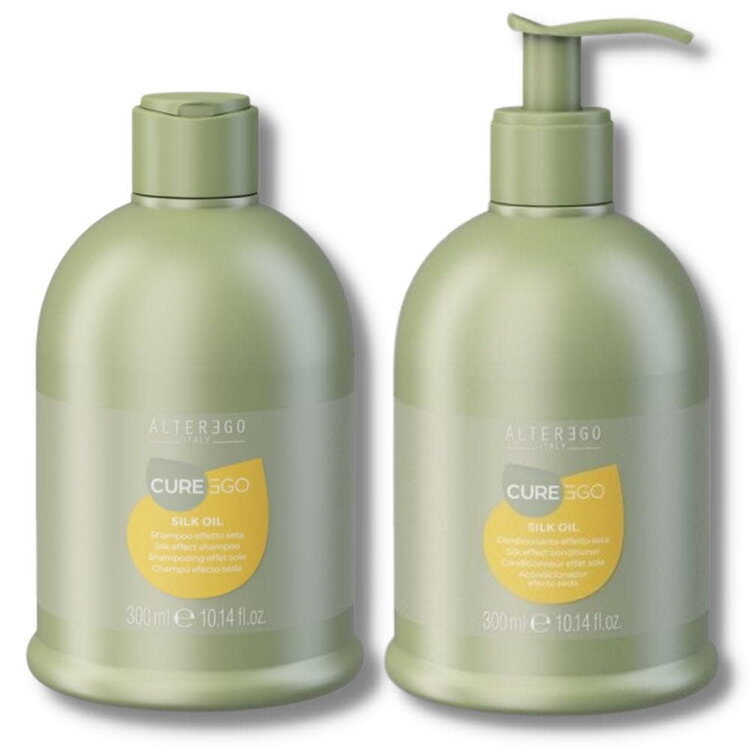 ALTER EGO Curego | Silk Oil | Silk Effect Conditioner – Smoothness and Shine Care