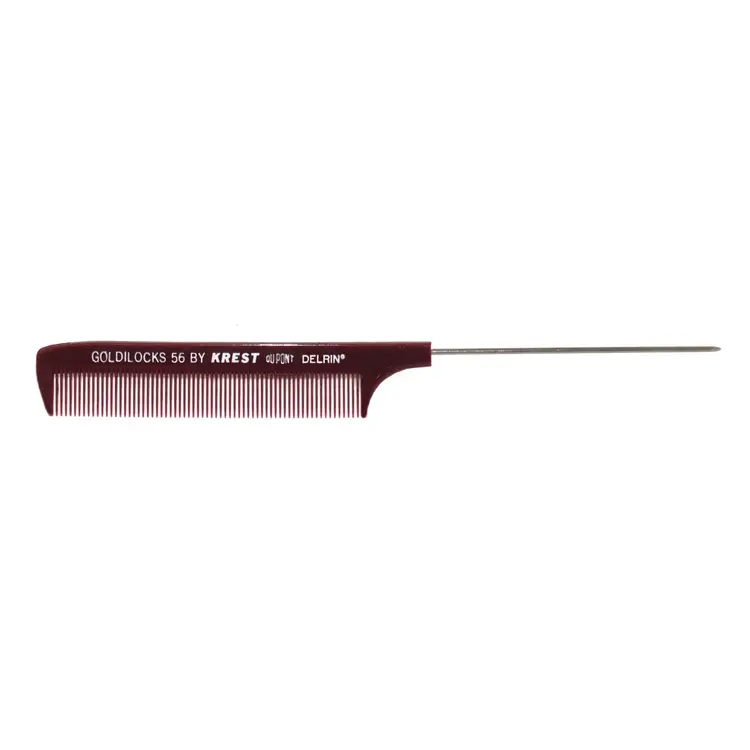 KREST Pin Tail Comb - Precise Hair Tool - GOLDI-56TC