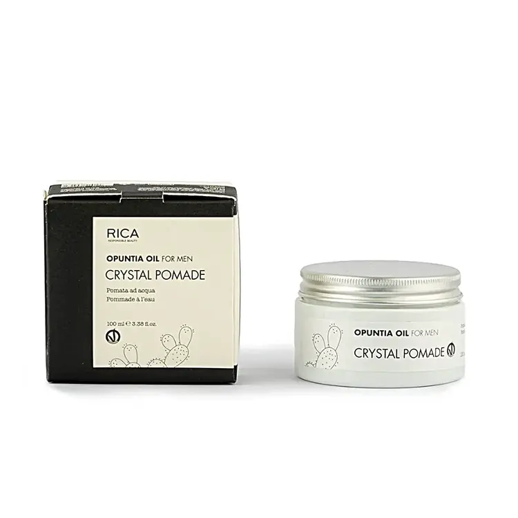 RICA Opuntia Oil For Men | Crystal Pomade - Pommade Cristalline (100ml/3.4oz)