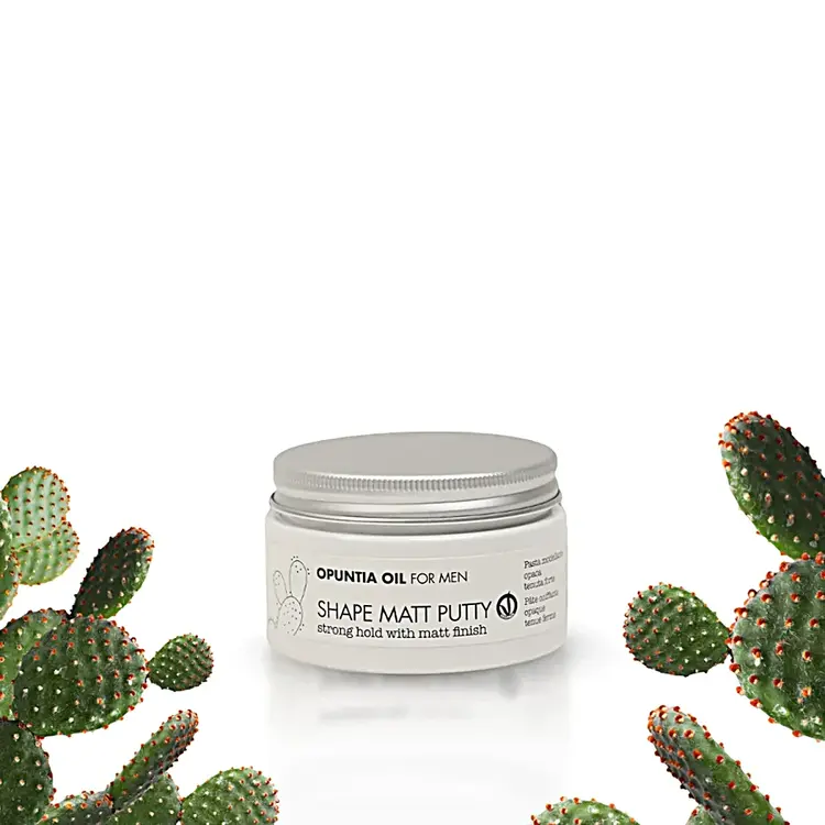 RICA Opuntia Oil For Men | Shape Matt Putty - Matte Texture and Natural Hold (100ml/3.4oz)